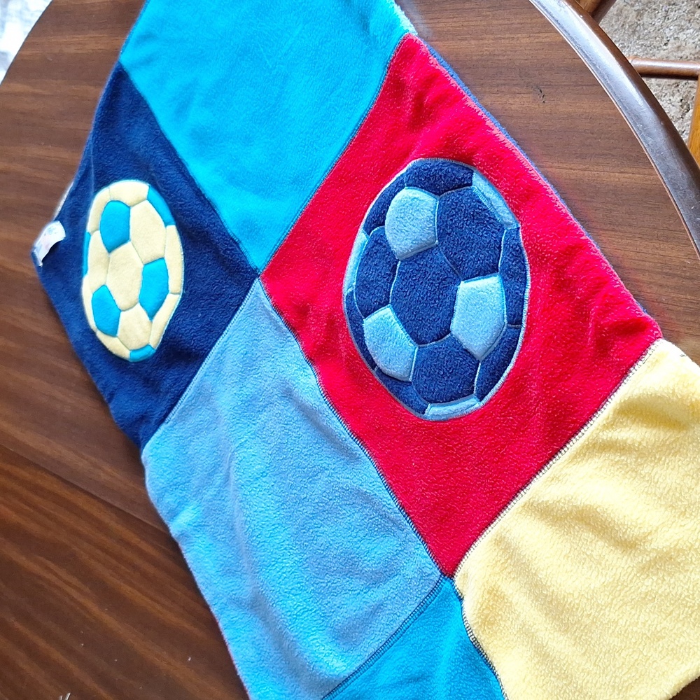Fleece Soccer Ball Pillowcase